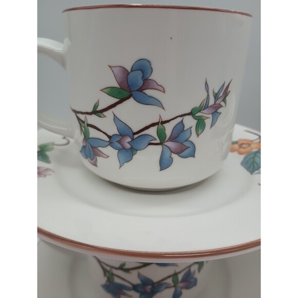 Woodhill By Citation Cups With Saucers Botanical Flowers Spring Summer Tea... - Picture 7 of 7